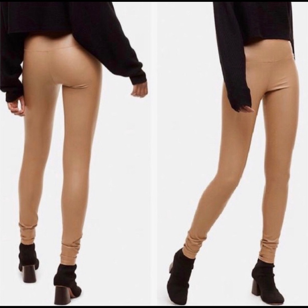 Aritzia Wilfred Free High Waist Vegan Leather Legging